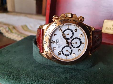 occasioni rolex daytona oro pelle usato|used rolex watches for sale.